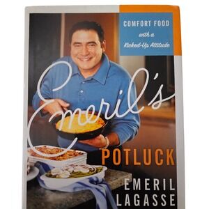 Emeril's Potluck Comfort Food Kicked-Up Emeril Lagasse 2004 1st Ed Cookbook
